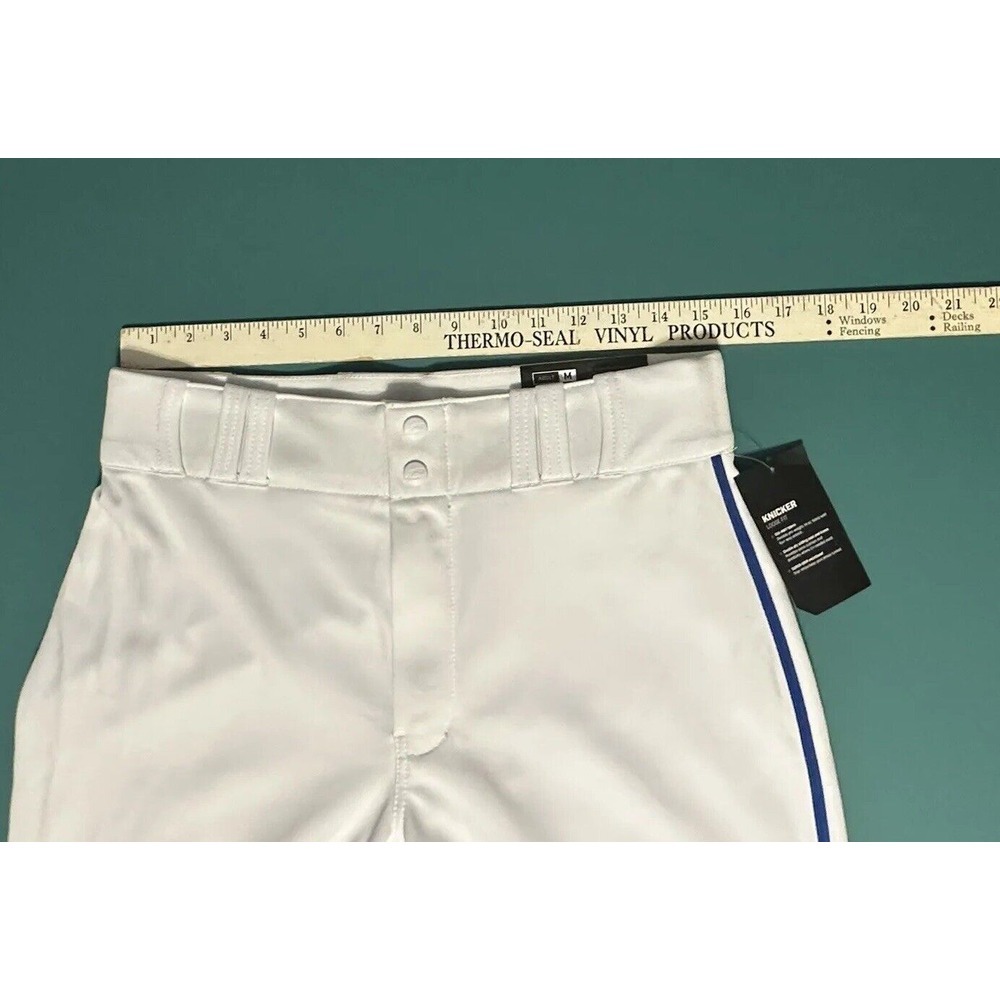 Champro Adult Triple Crown Knicker Baseball Pant White Blue Stripe Medium New - Picture 9 of 15